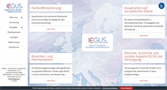 Desktop Screenshot of iegus.eu